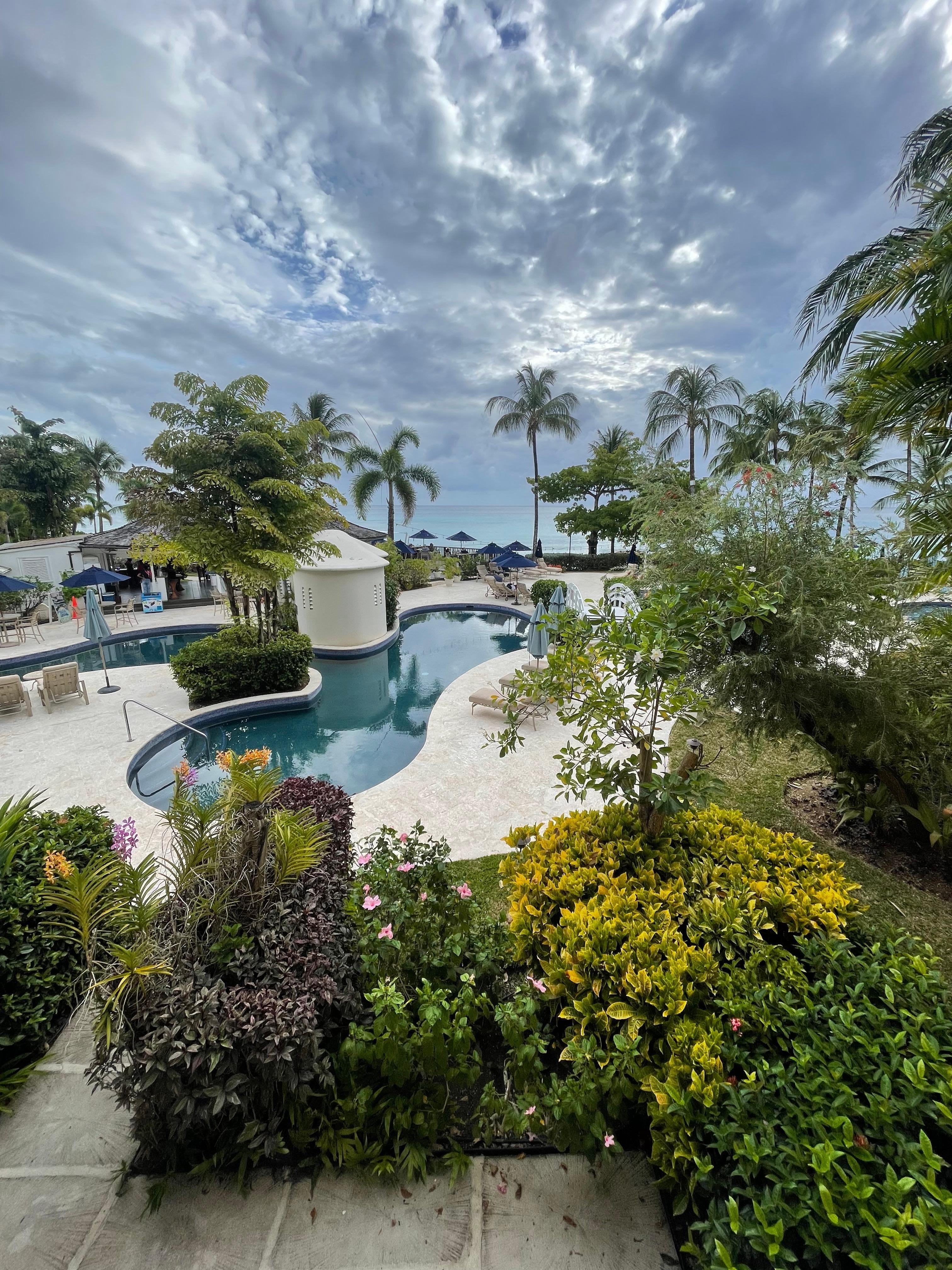 The pool is so dreamy!