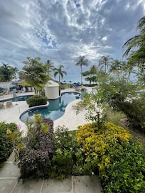 The pool is so dreamy!