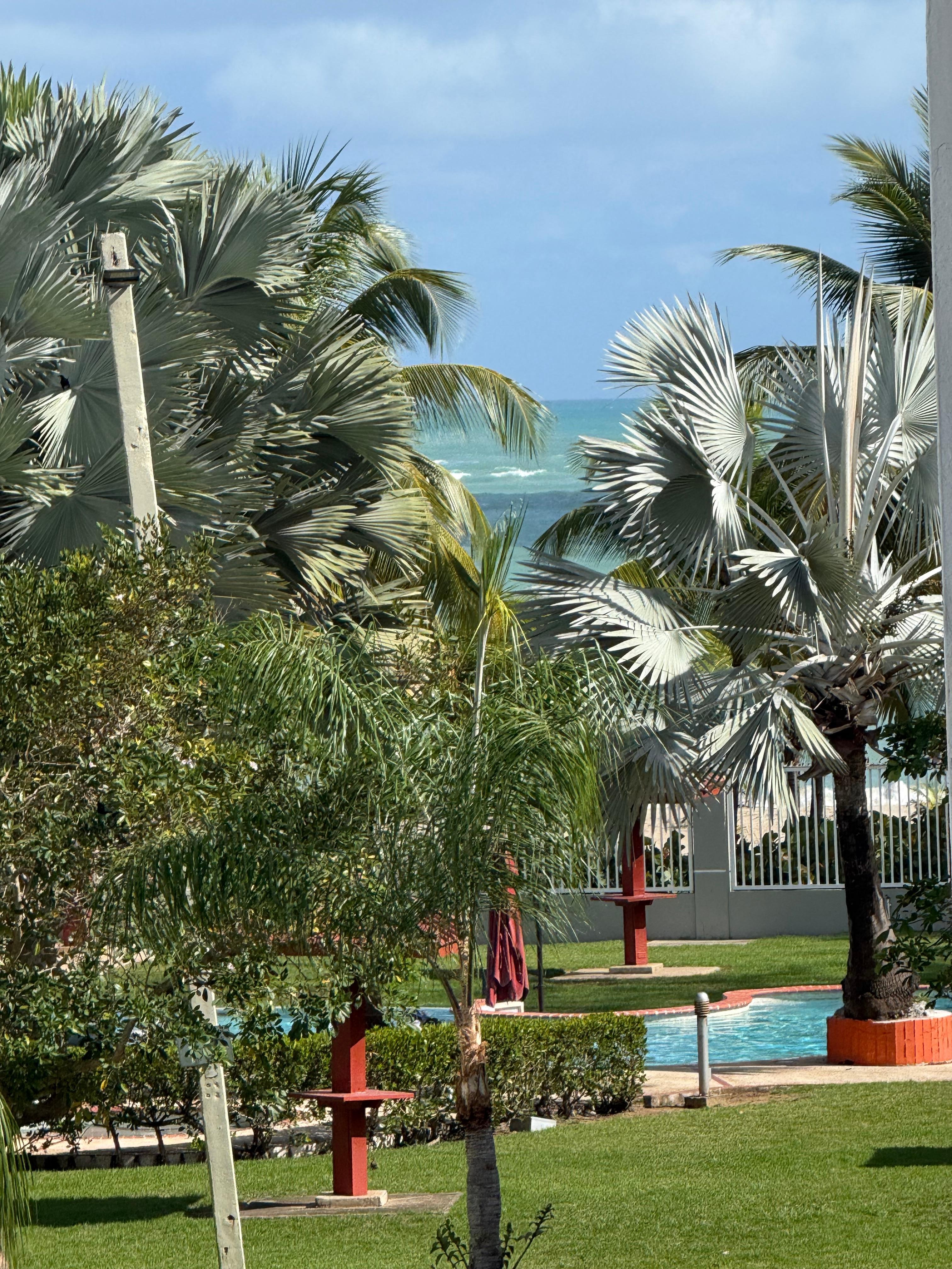 This was the view from the balcony!