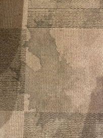 Stain on the carpet