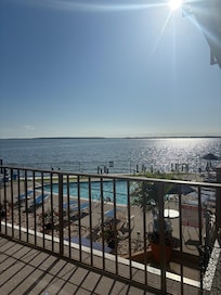 View from the balcony.