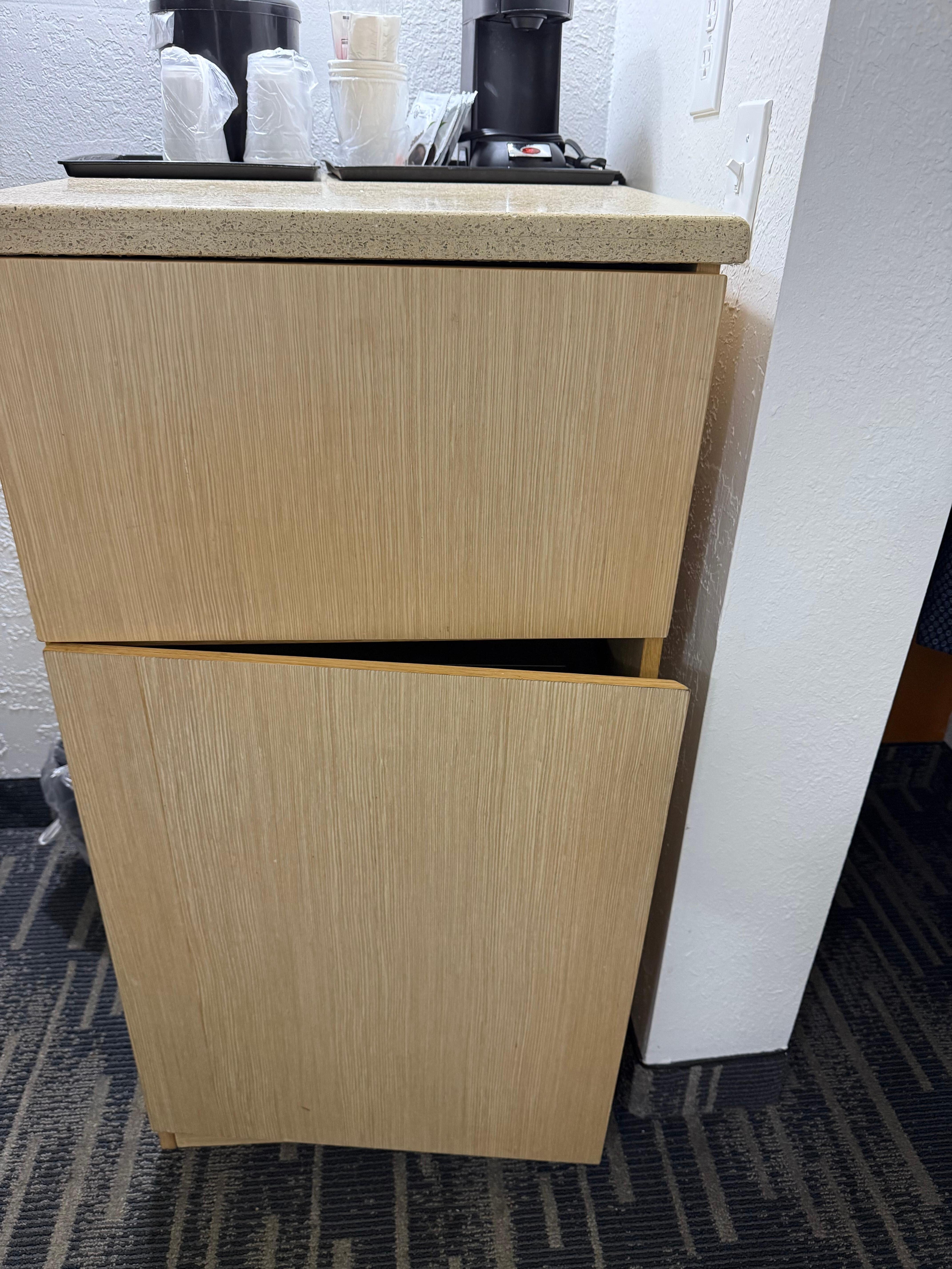 Cabinet for fridge in disrepair