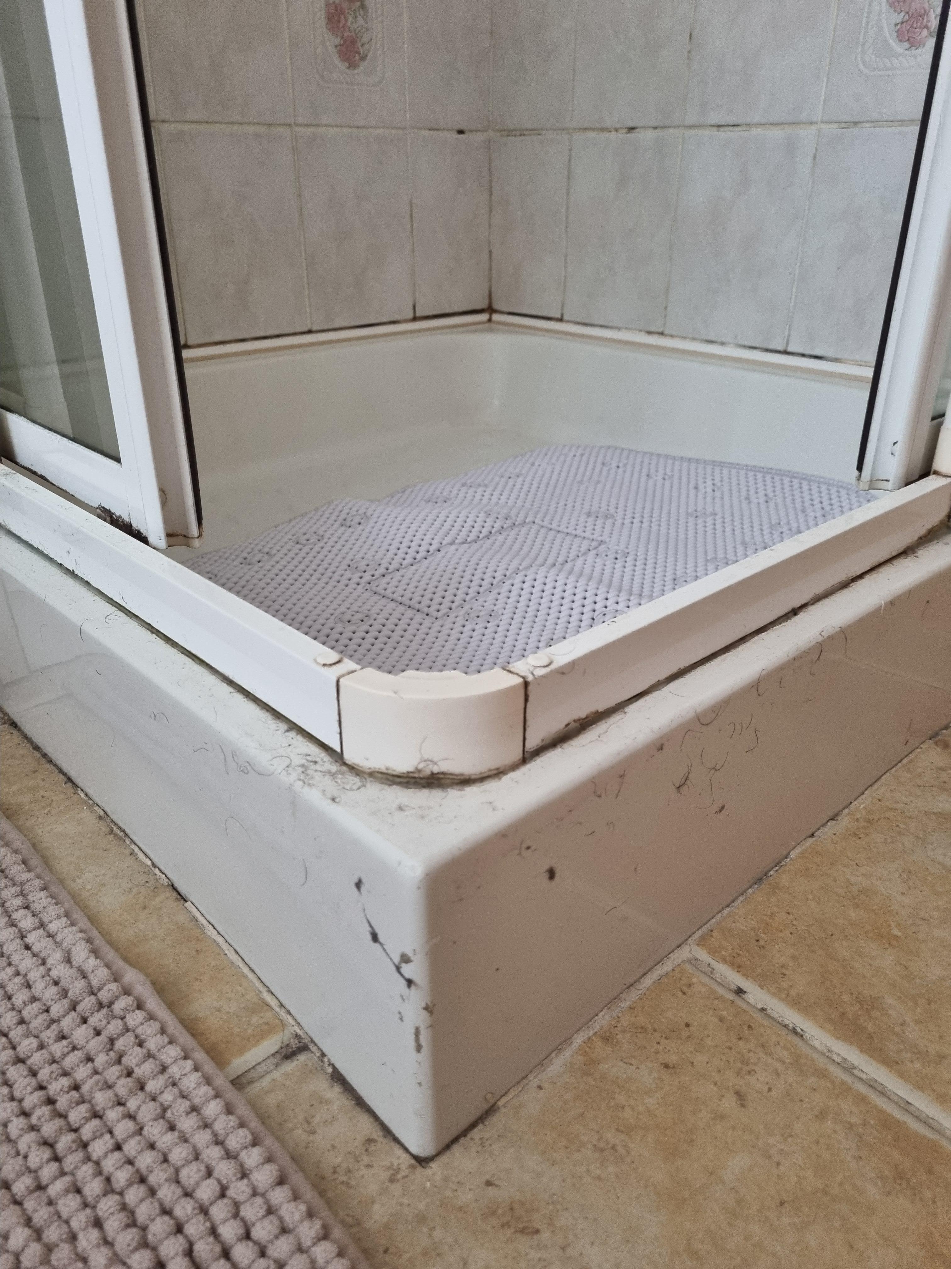 Dusche mit Dreck