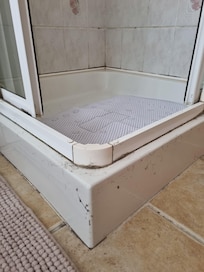 Dusche mit Dreck