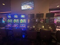 Most casino machines have power and are available to play