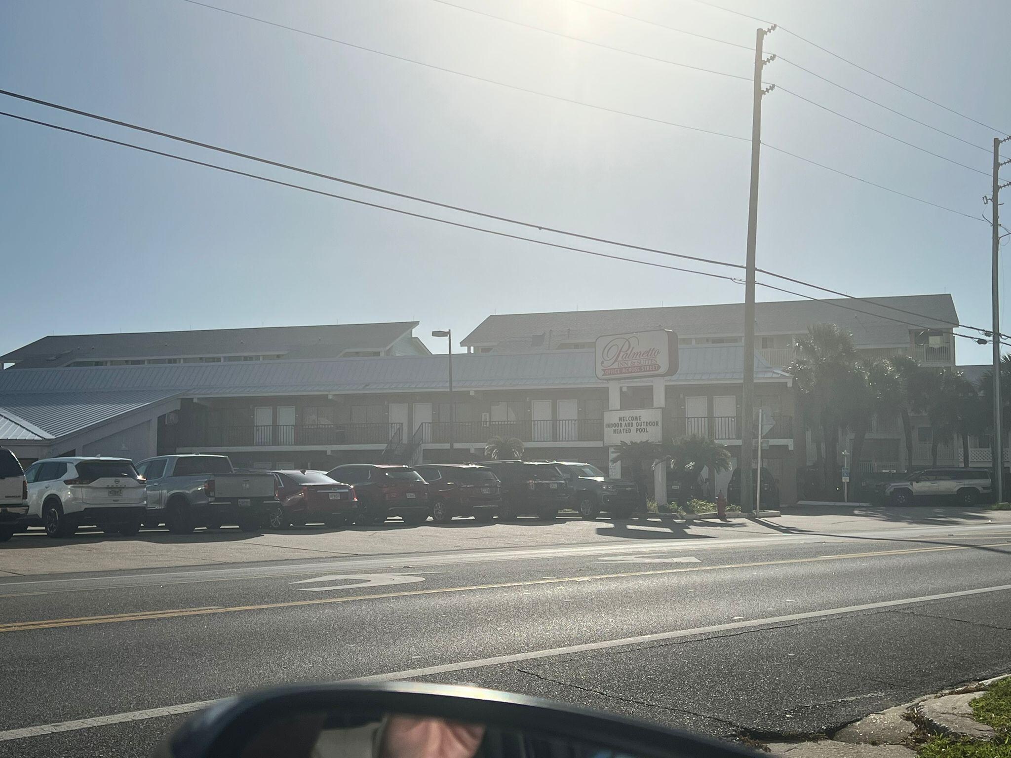 The old building across the street. 