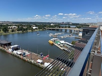 From the pool deck…beautiful late summer afternoon.
