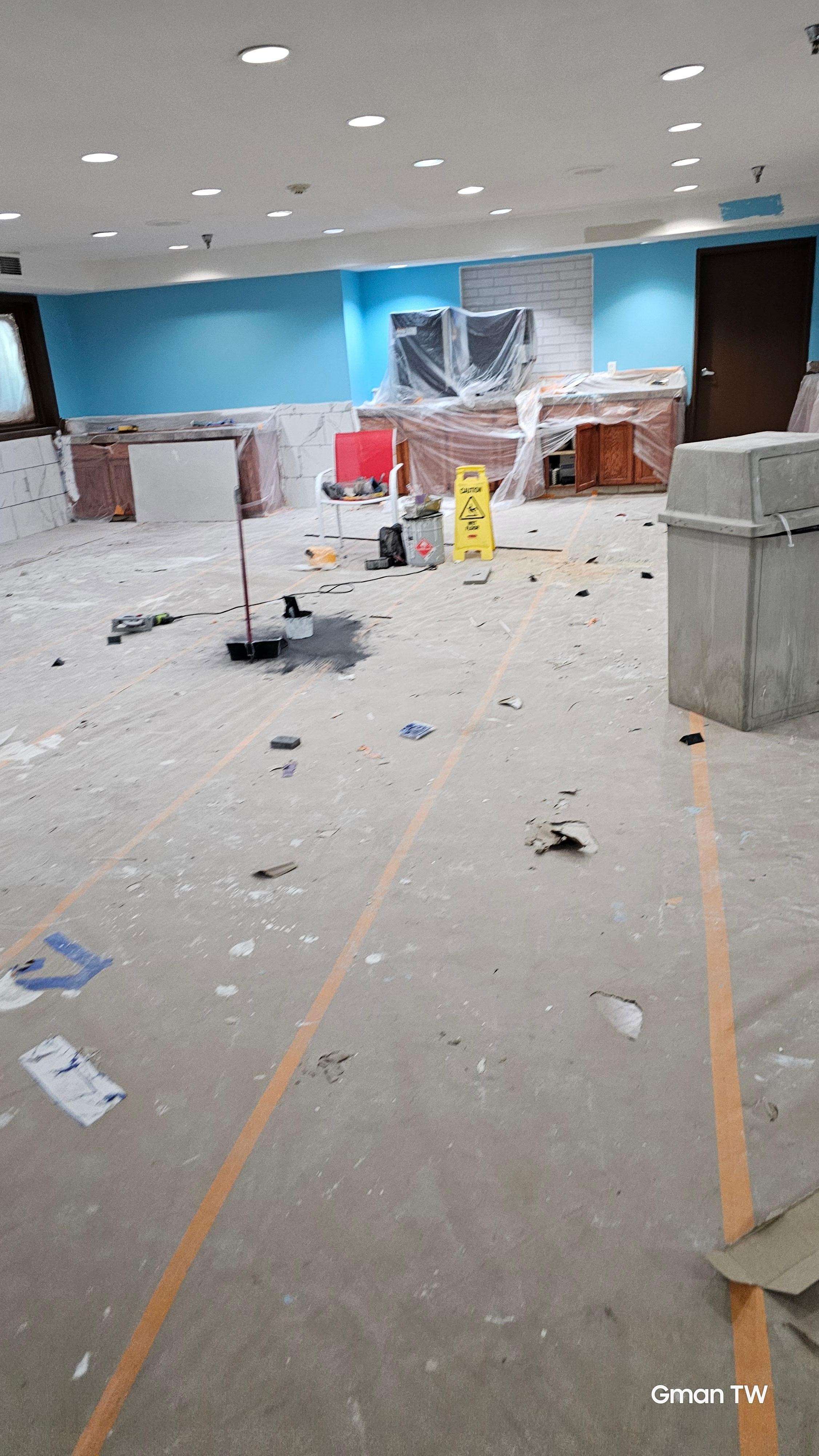 Lobby view when elevator doors open