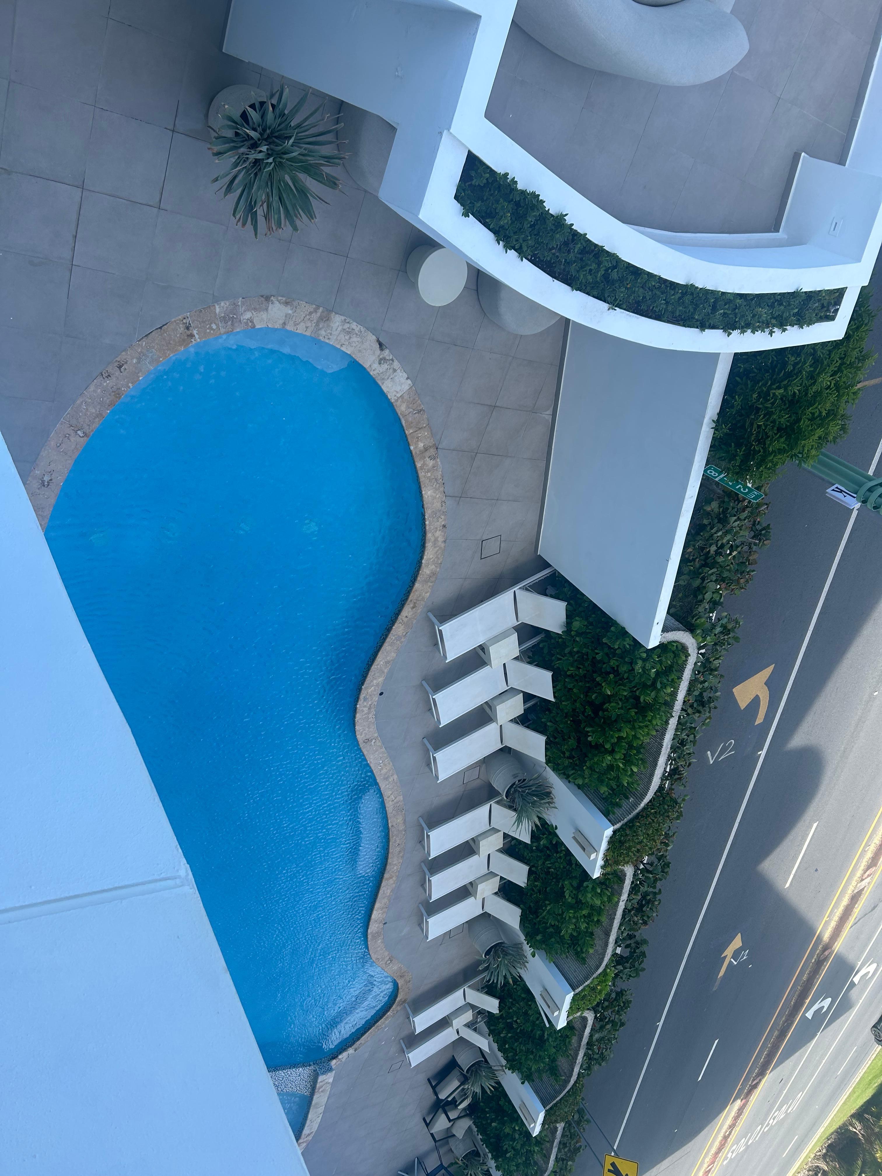 Pool, view from room