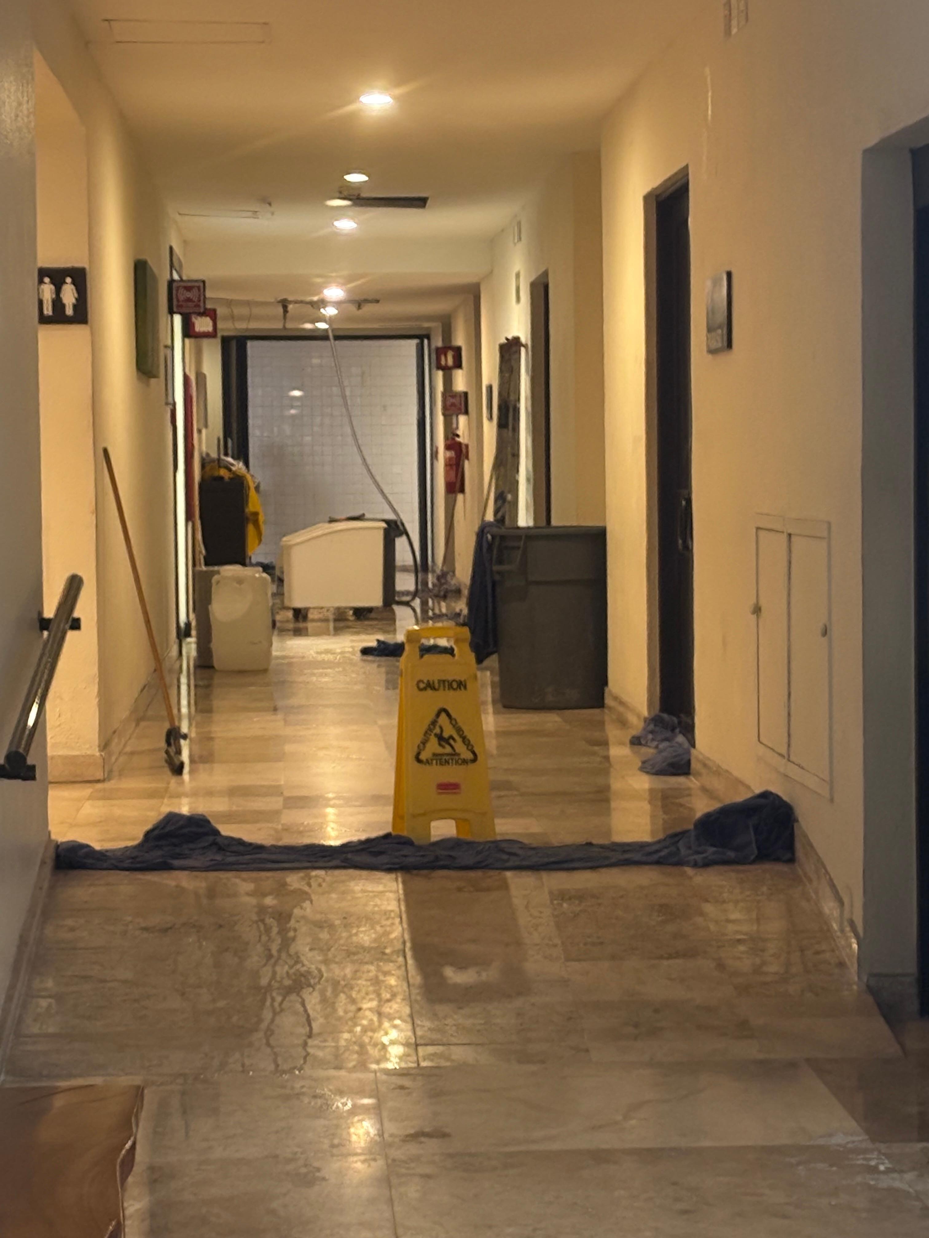 Another ceiling leaking main floor