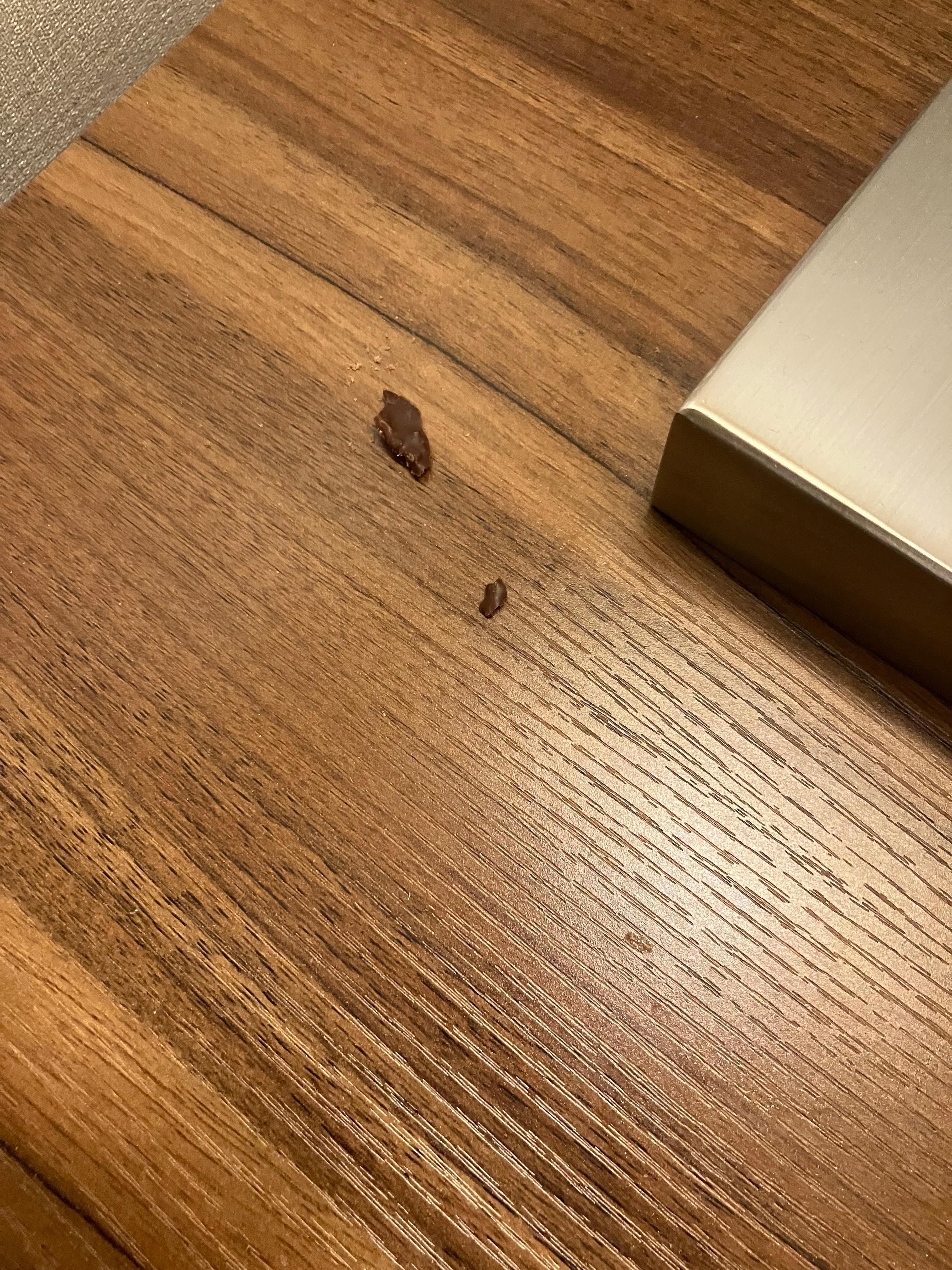 Chocolate on bedside table 