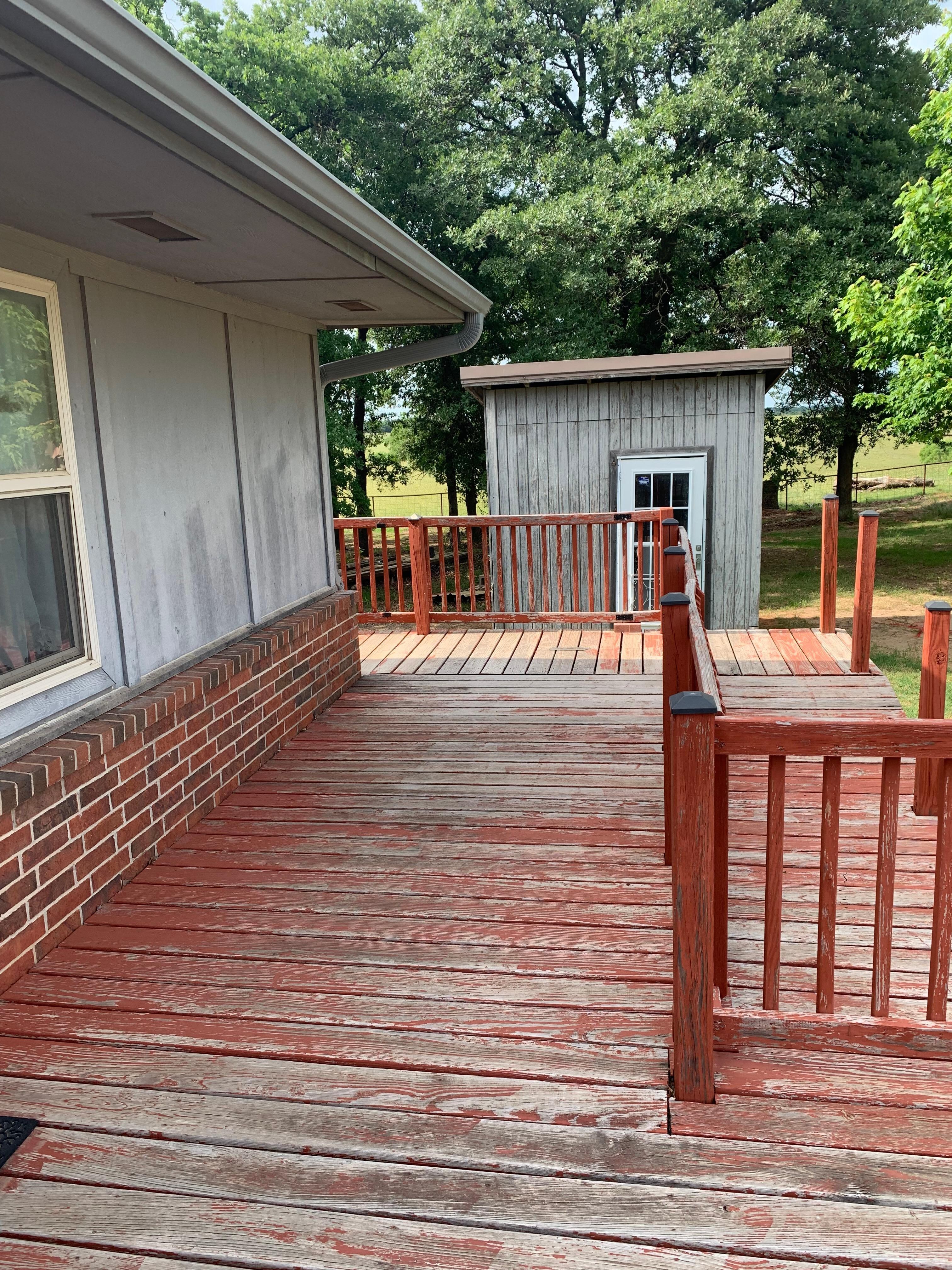 Other side of deck