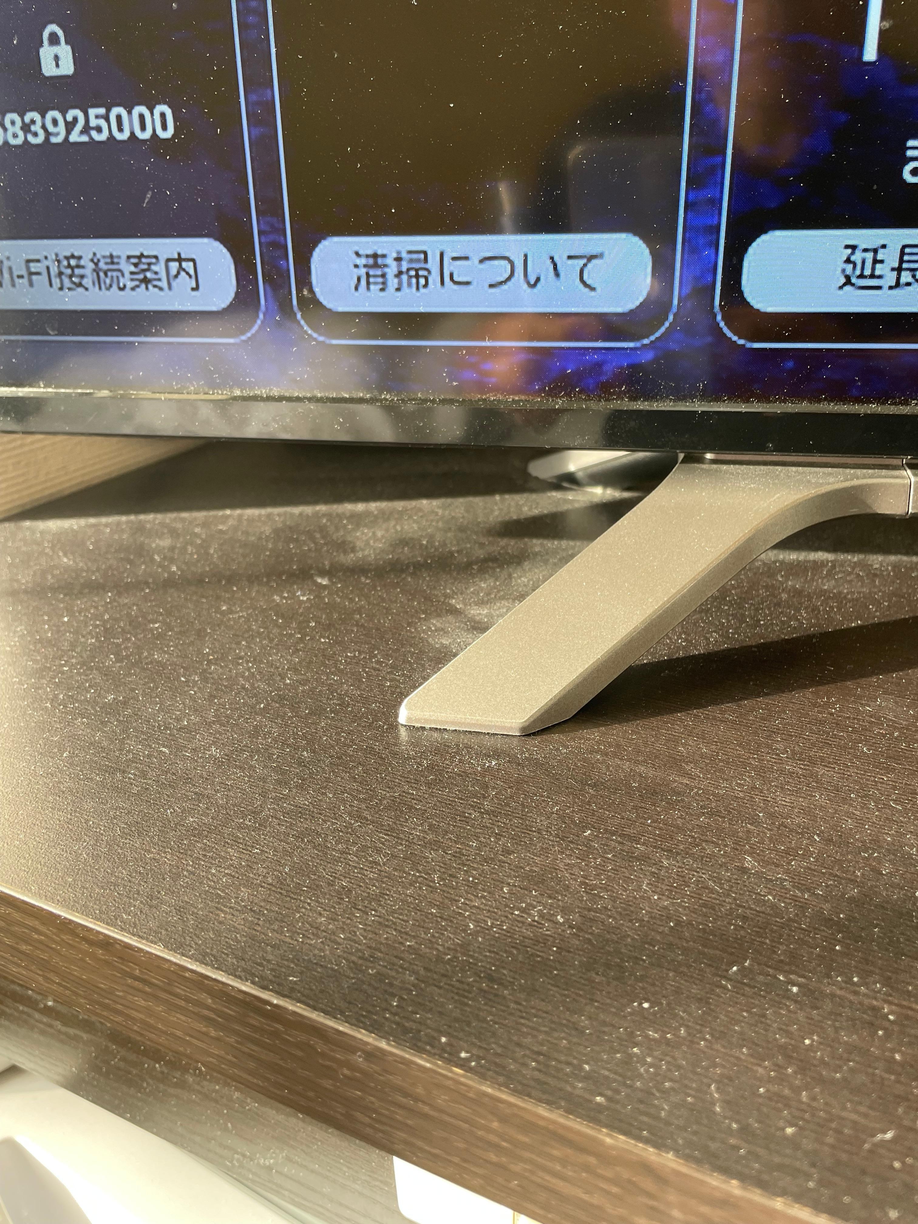 テレビ下