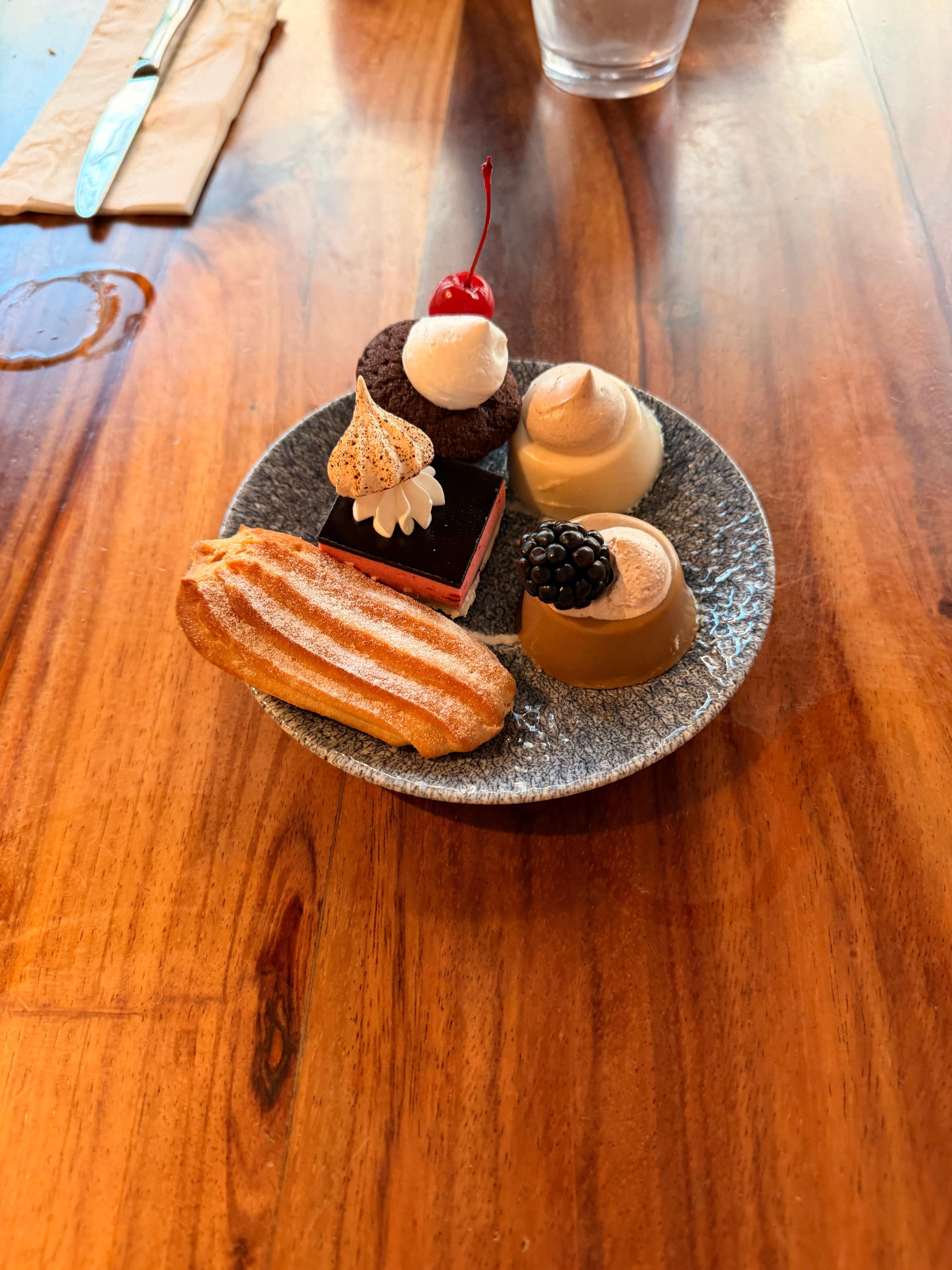 Dessert from the buffet