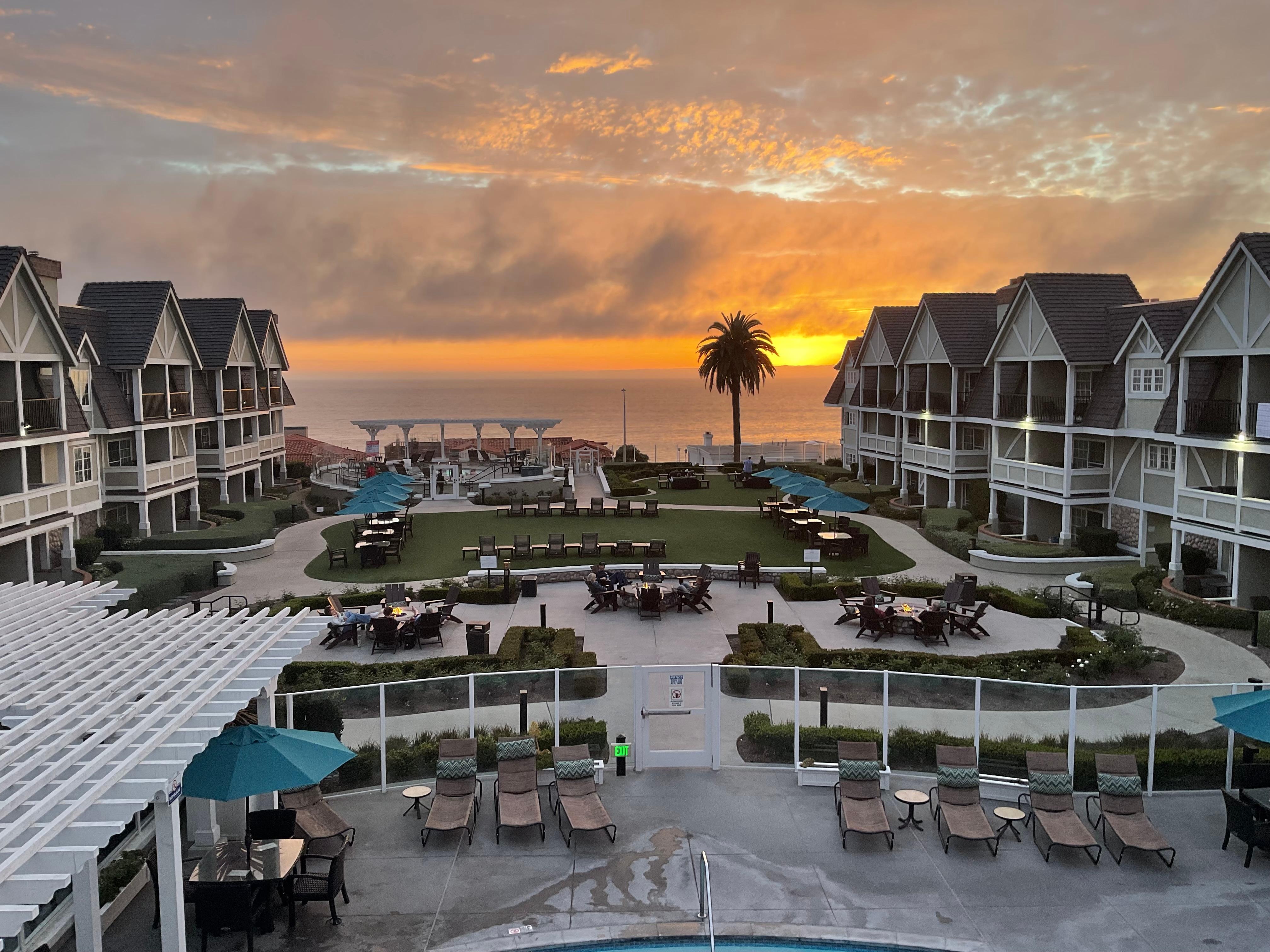 Beautiful sunset view. 