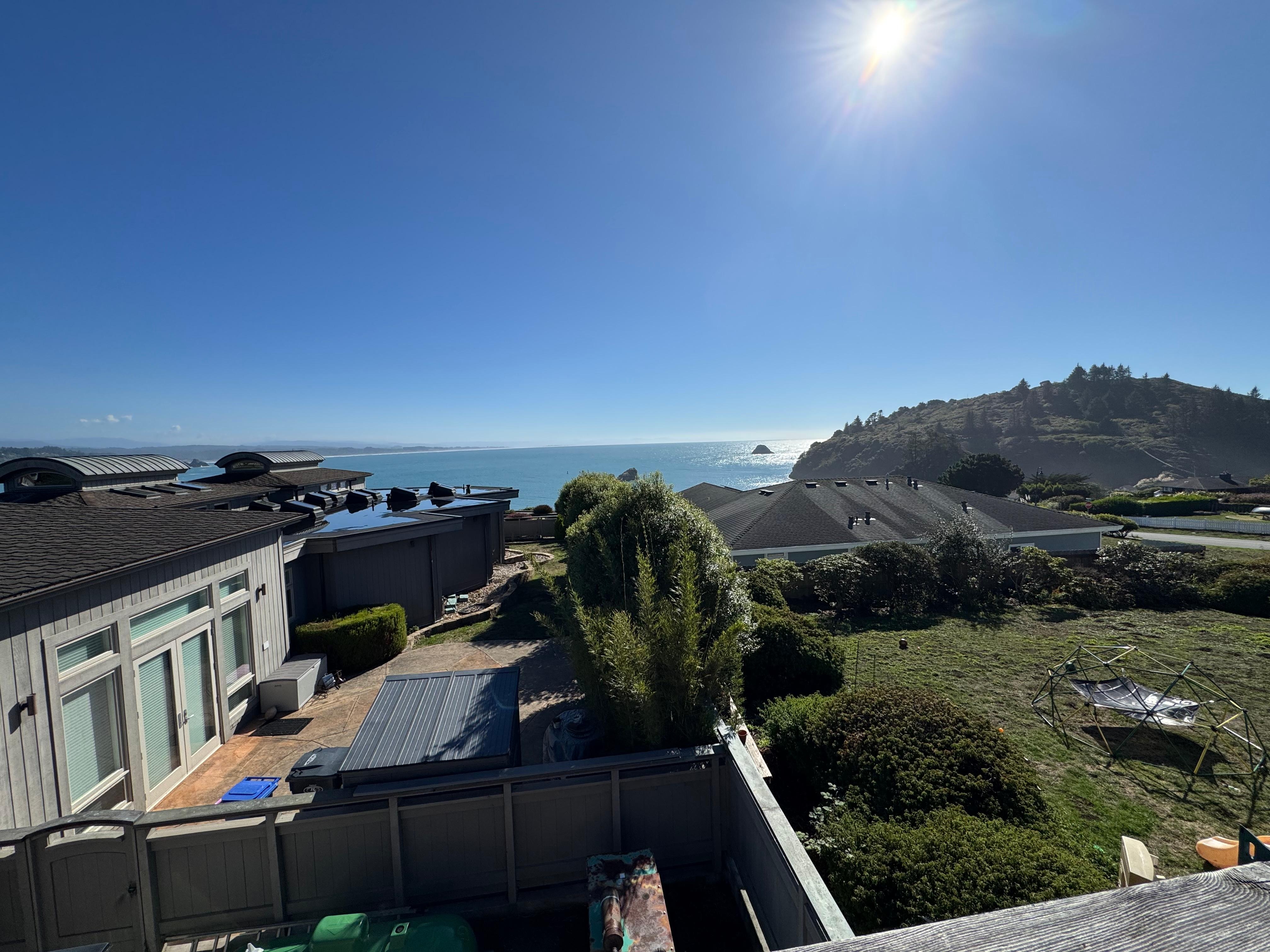 View from the deck of the ocean
