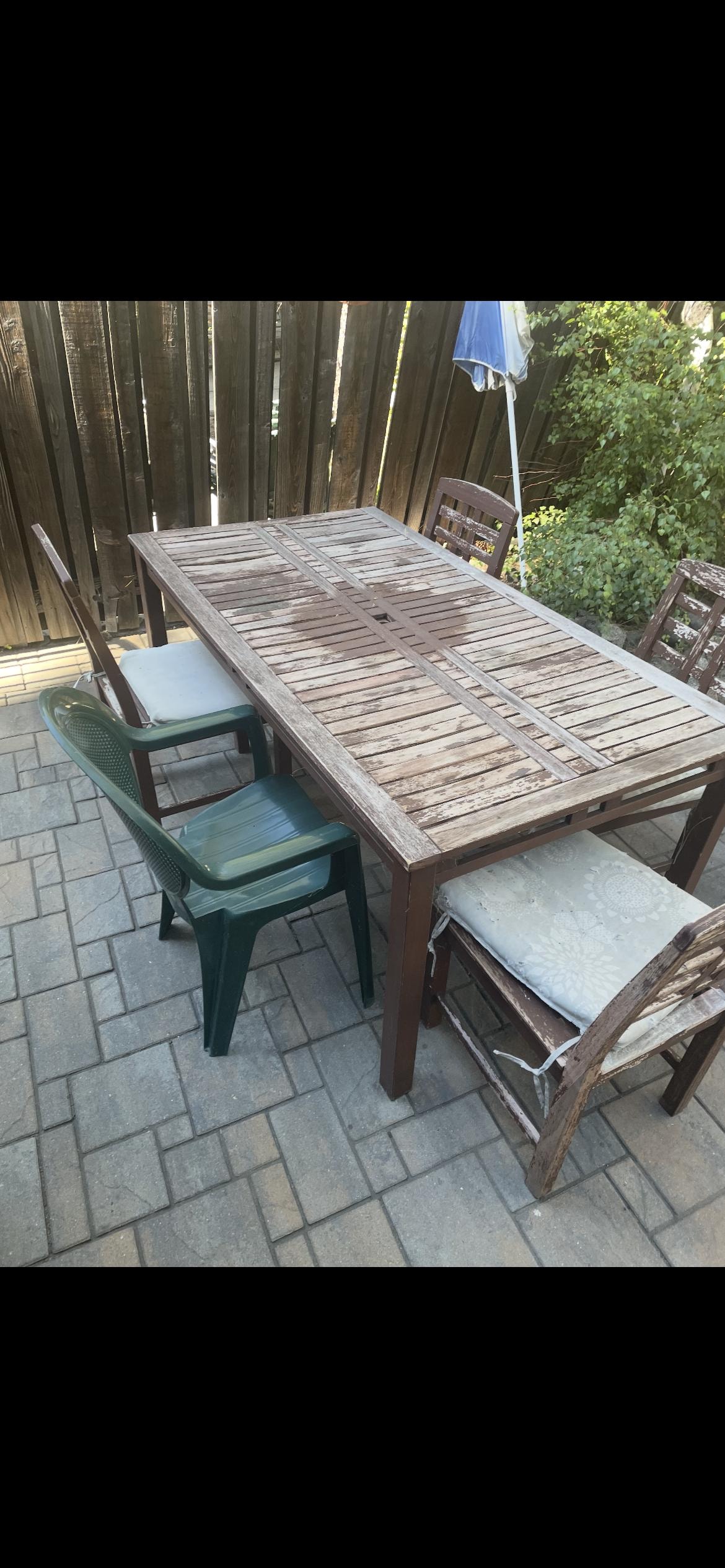 Backyard by barbecue 