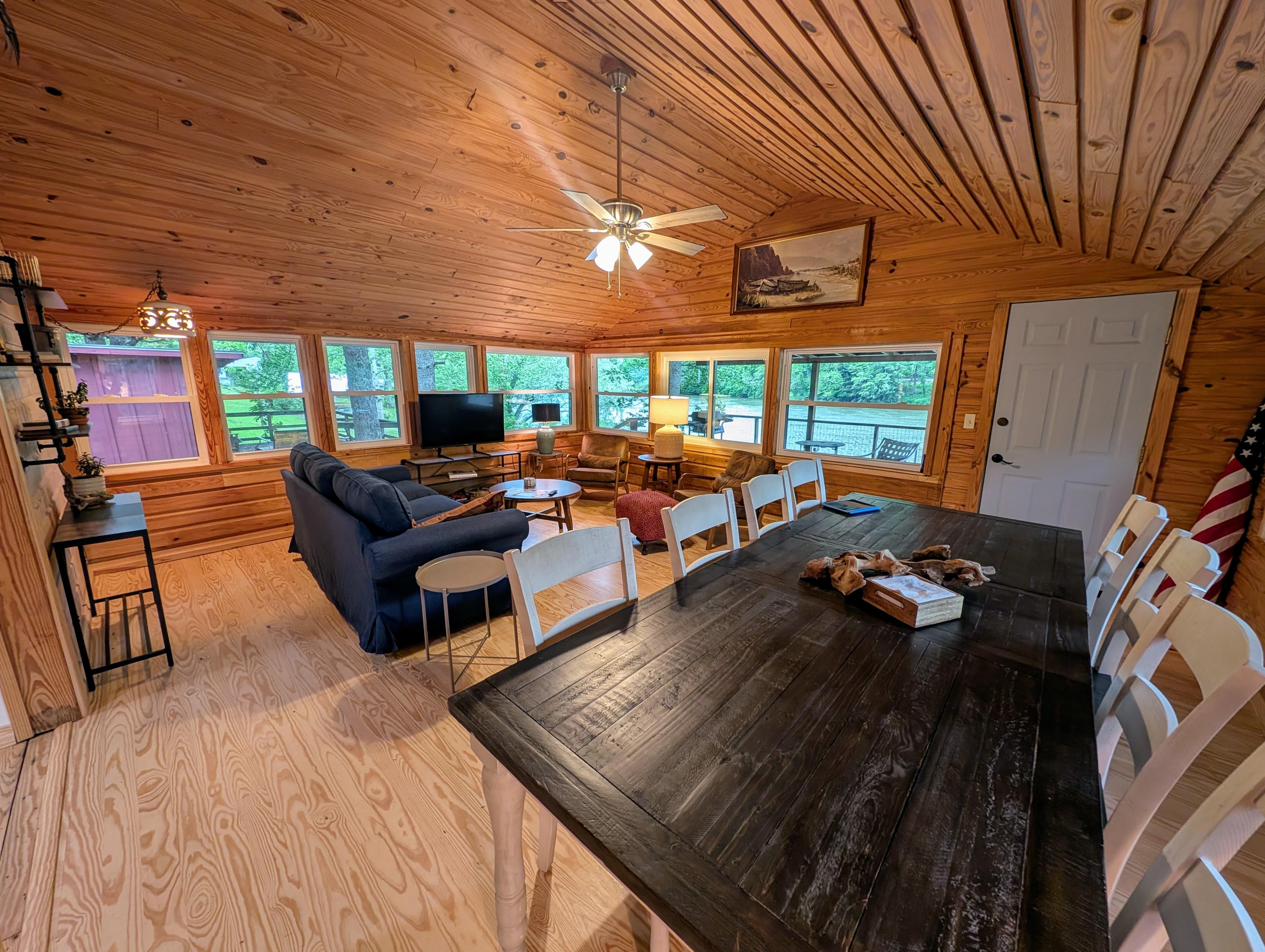 Living and dining area