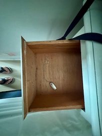 Fan pull in drawer.