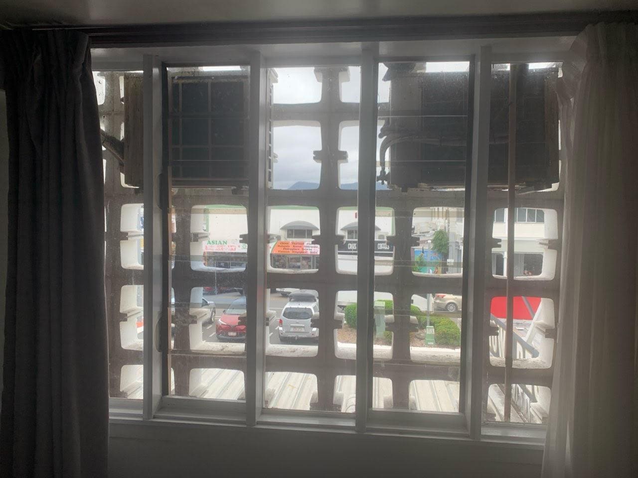 The gross view from window