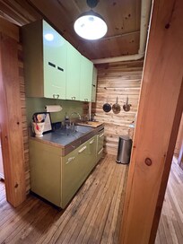 Vintage kitchenette - Third door on right