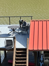 Playing down by the lake.