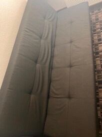 Old worn futon.