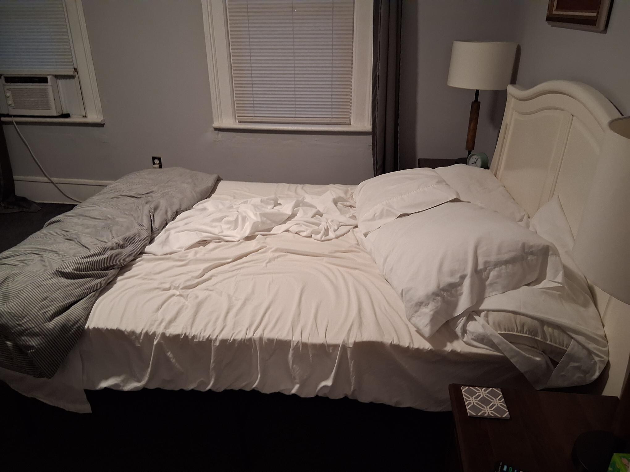 How we found the beds at check in.
