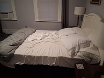 How we found the beds at check in.