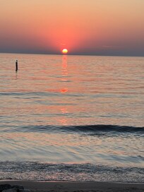 Sunset at Mears State Park beach
