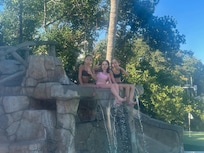 Kids loved the waterfall.