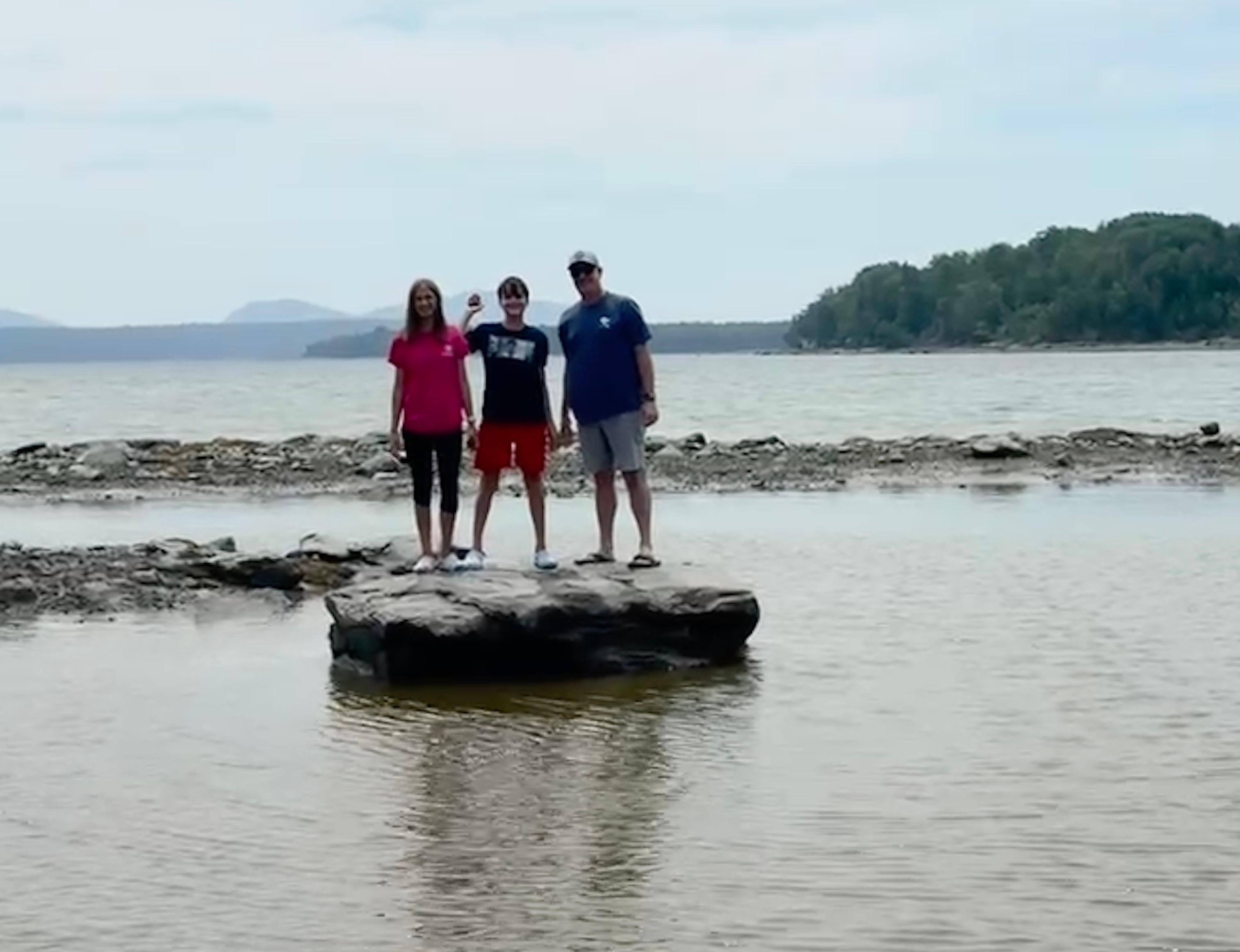 Low tide