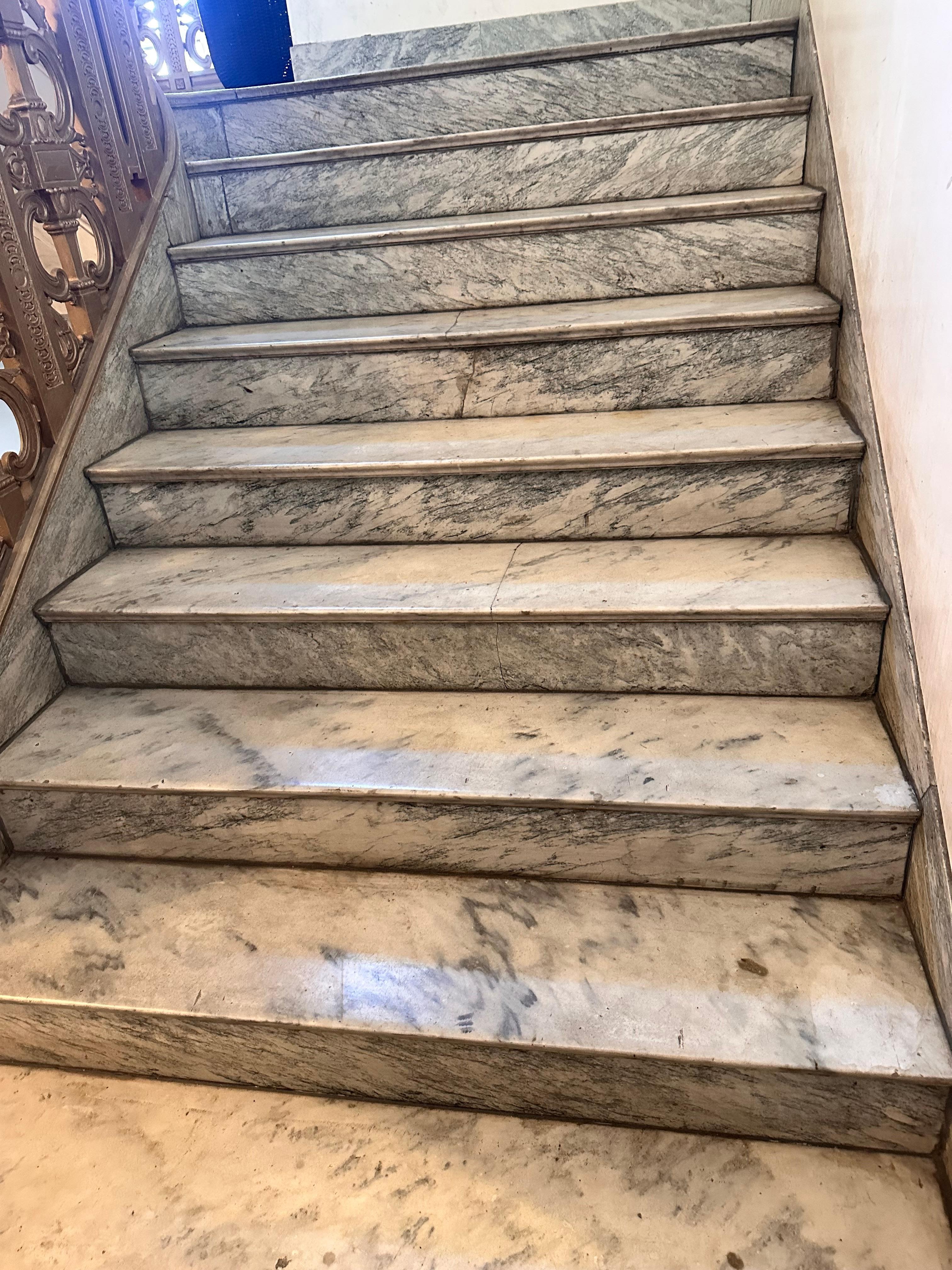 The stairs are the are a lot. 