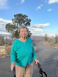 She was in the NAU hiking club and hiked in, out, & through the Canyon more times than she can count