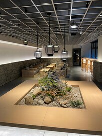 Espace de repos dans le hall