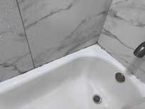 Bathtub - mold where wall meets tub?