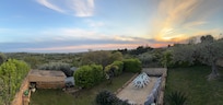 Pano of the view from the garden.