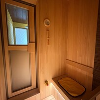 サウナルームの写真です。