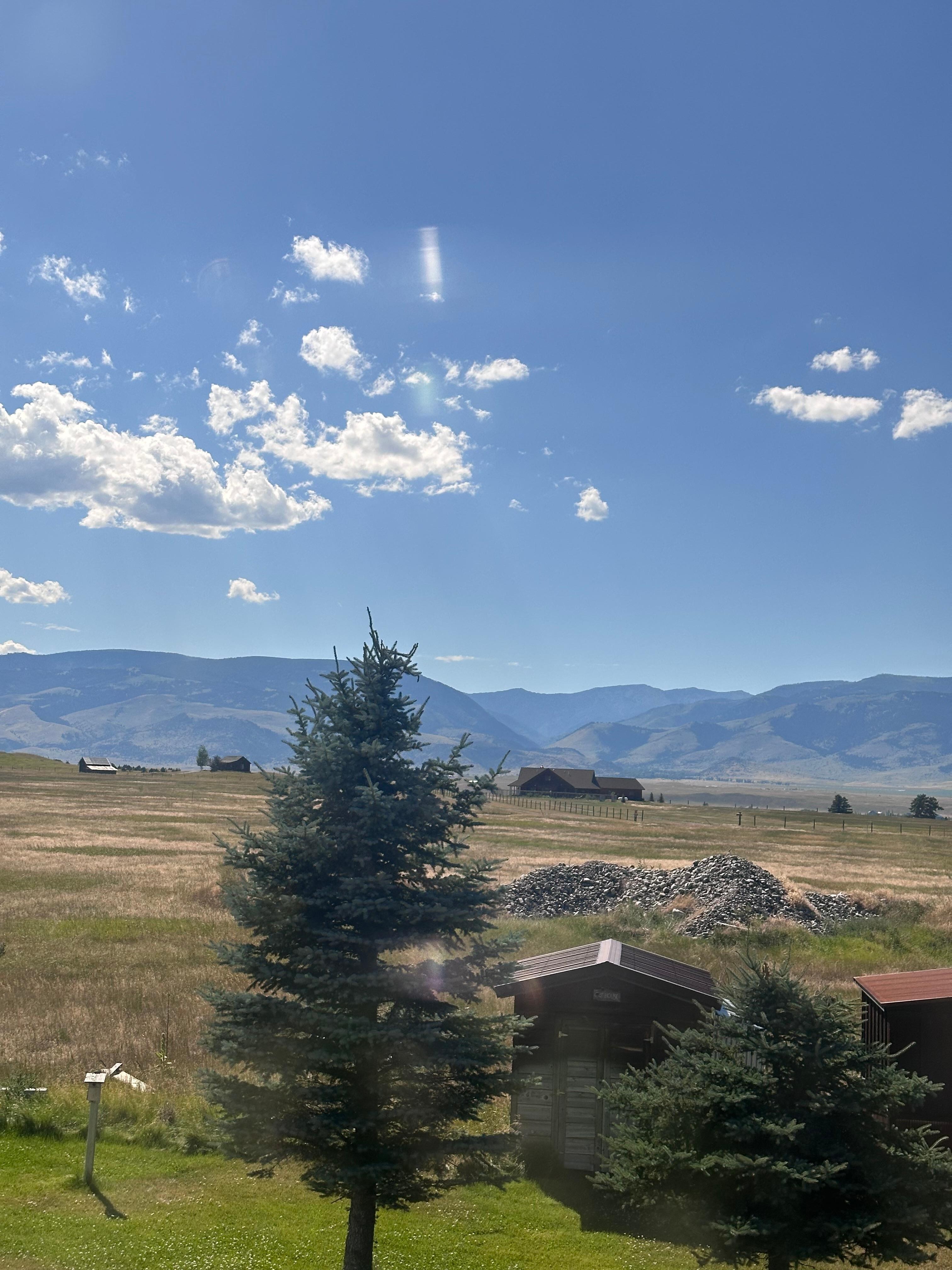 View outside one of the windows at the Retreat! 