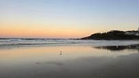 Sunset overlooking Woolgoolga Beach