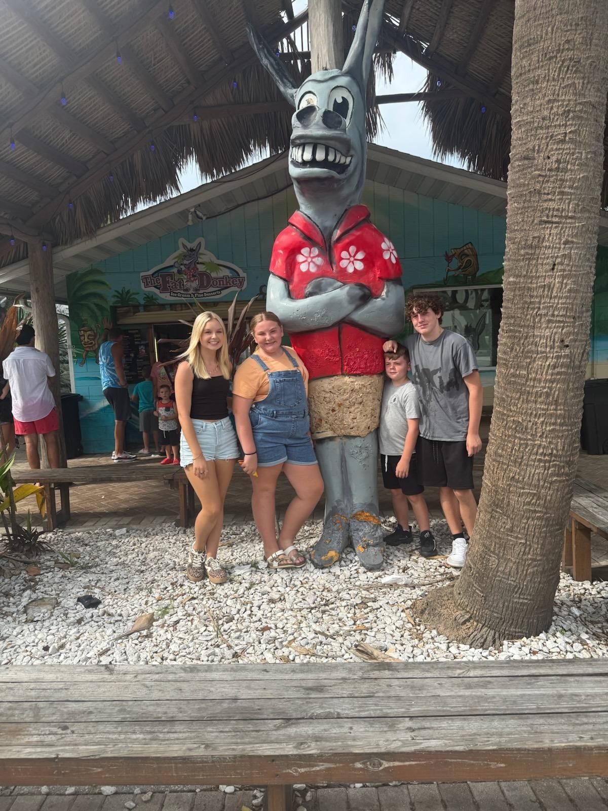 GREAT ice-cream at The Fat Donkey!