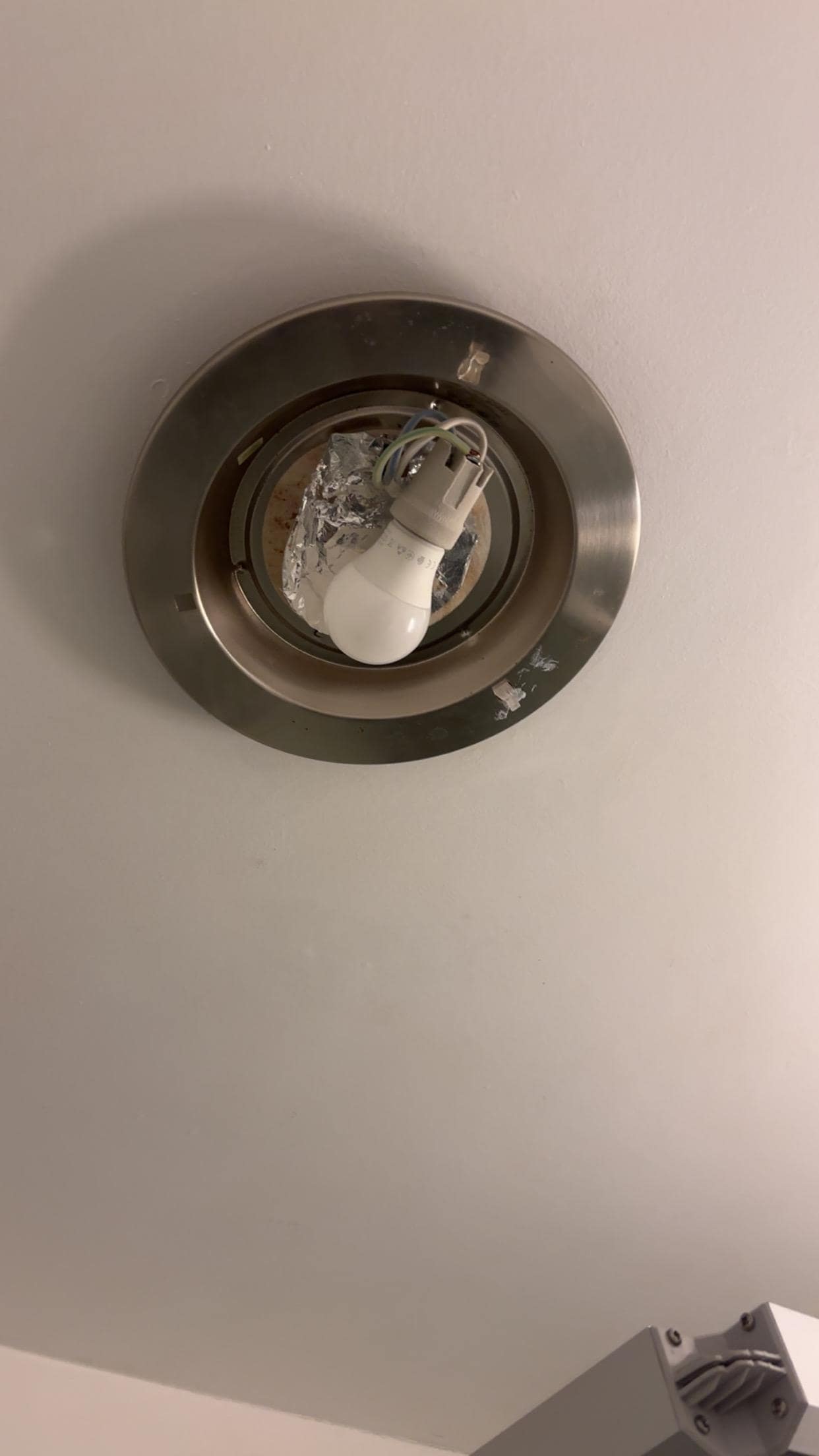 Light in the bathroom