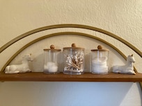 Bathroom essentials provided and shampoo bar.