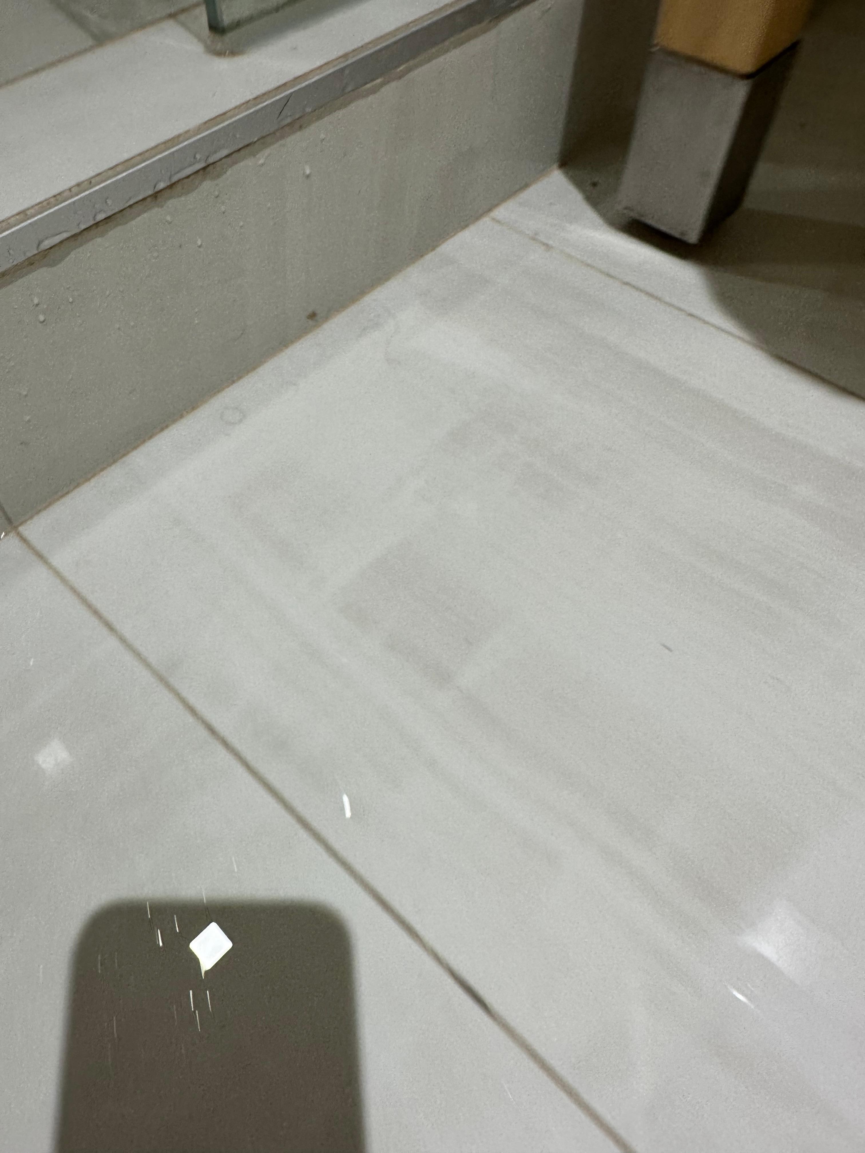 Hair on floor (not mine)