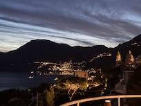 Positano at night.