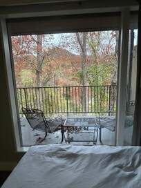 Looking out from our room. Had a patio too!!!!