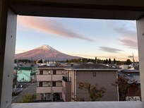 Sunrise view from rooftop