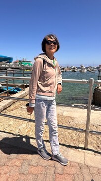 At the main beach