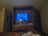 Very Large Room, Turn Around TV. Love it!