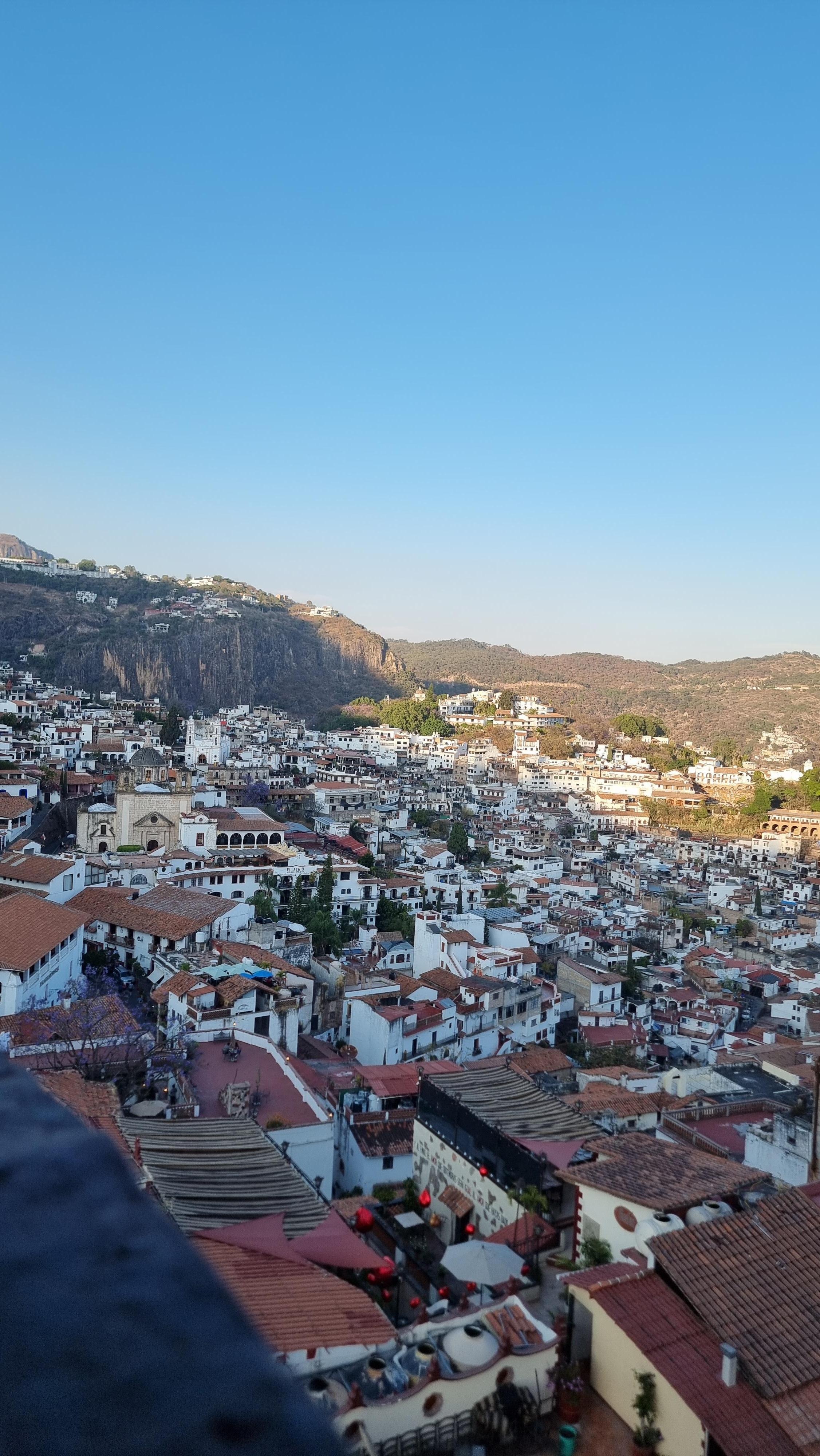 La vista desde la parroquia de santa prisca 
